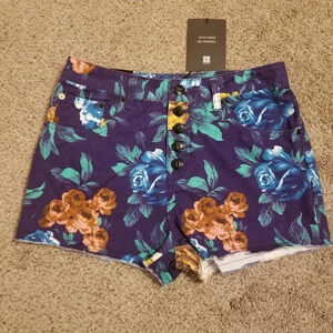 Insight 51 Women's Purple Floral Shorts 4